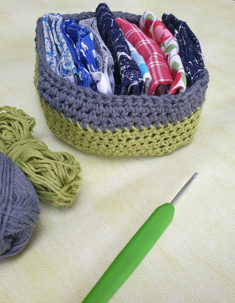 Mini basket crochet pattern free pattern