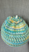 Load image into Gallery viewer, Baby Bobble Hat Digital Knitting Pattern. Original Baby Fashion Gift One Creative Cat
