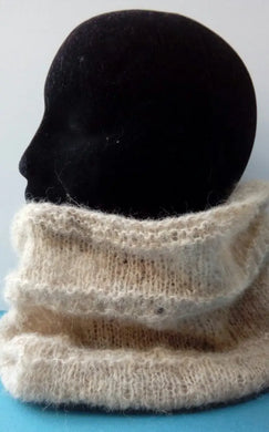 Cirrus Cowl knitting pattern for beginner Digital pattern One Creative Cat