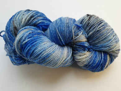 4ply sock hand dyed yarn merino lurex 