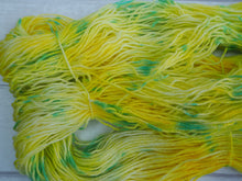Load image into Gallery viewer, Hand dyed 4 ply or DK Trollius merino Made to Order sock or DK yarn One Creative Cat
