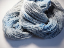Load image into Gallery viewer, 4 ply, lace or DK Winter sky indie dyed yarn One Creative Cat
