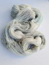 Load image into Gallery viewer, Glacier Blanc hand dyed yarn Lace baby alpaca merino sock yarn One Creative Cat
