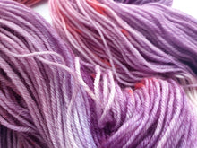 Load image into Gallery viewer, Purple and red 4 ply sock yarn merino nylon &quot;Digitalis&quot; One Creative Cat
