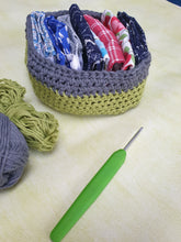 Load image into Gallery viewer, Fierloz basket crochet pattern One Creative Cat
