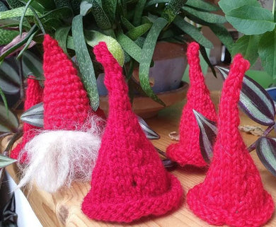 Mini Santa Hat - digital knitting pattern One Creative Cat